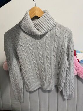 Sunday Best Cable Knit Turtleneck Sweater